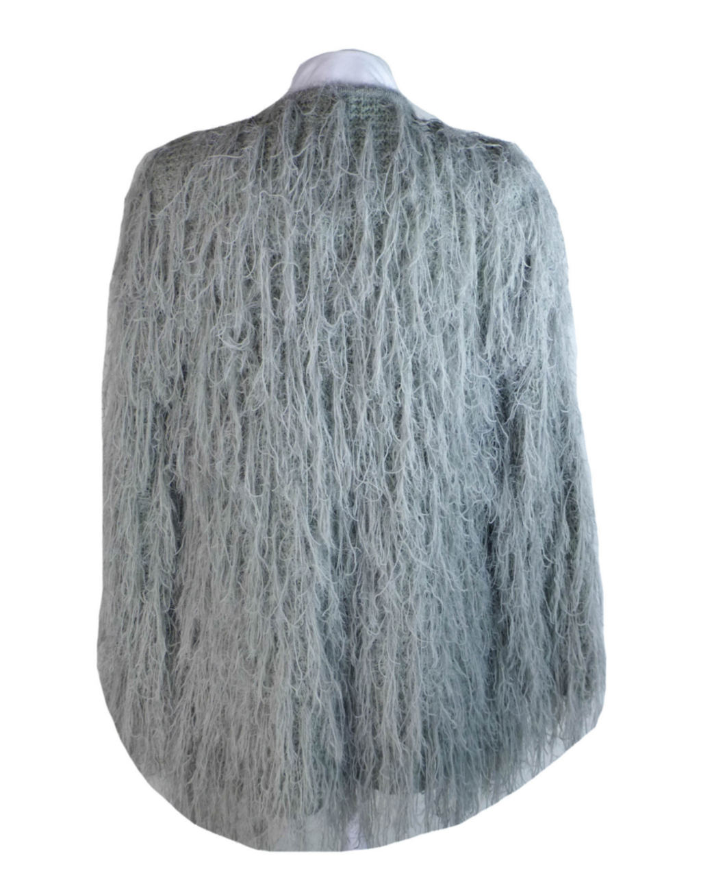 Shaggy hotsell cardigan grey