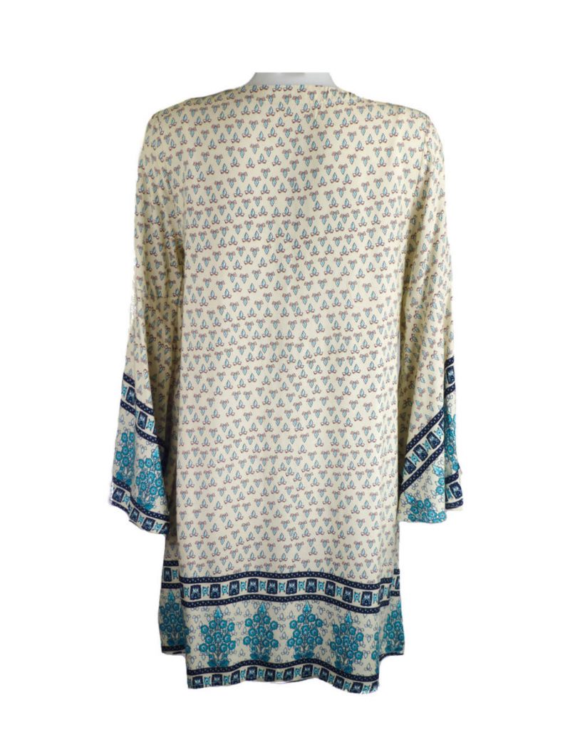 Cream tunic top back - Fashion Fix Online