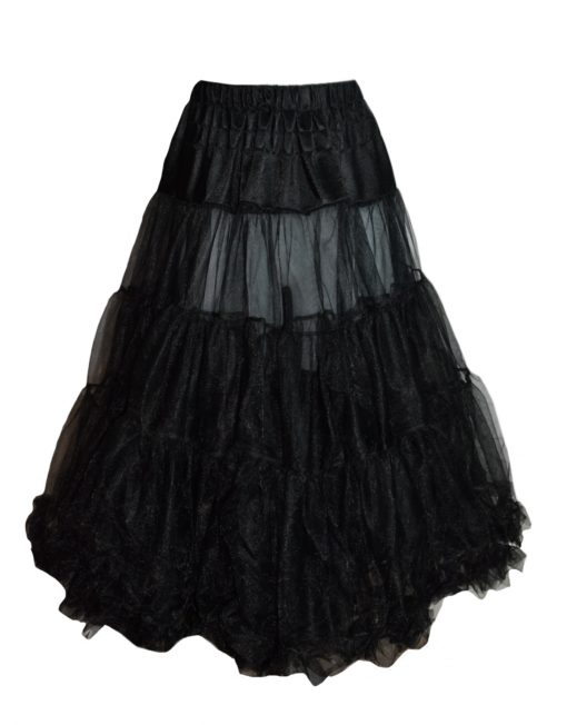 Hell Bunny Black Net Petticoat Under-Skirt