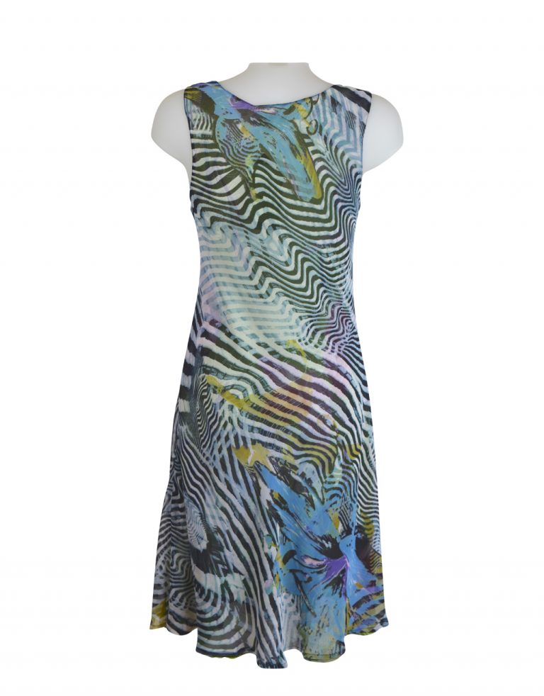 Paramour Reversible 2 In 1 Sleeveless Dress Lime/Zebra Print - Fashion ...