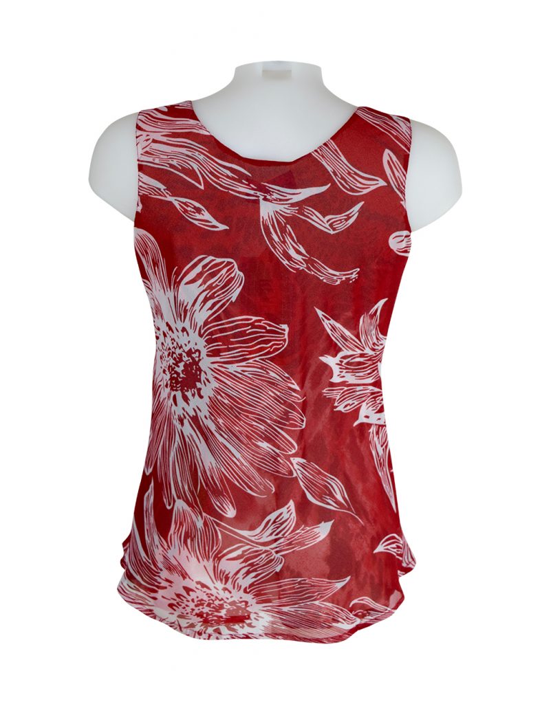 Paramour Reversible 2 in 1 Sleeveless Top Red - Fashion Fix Online