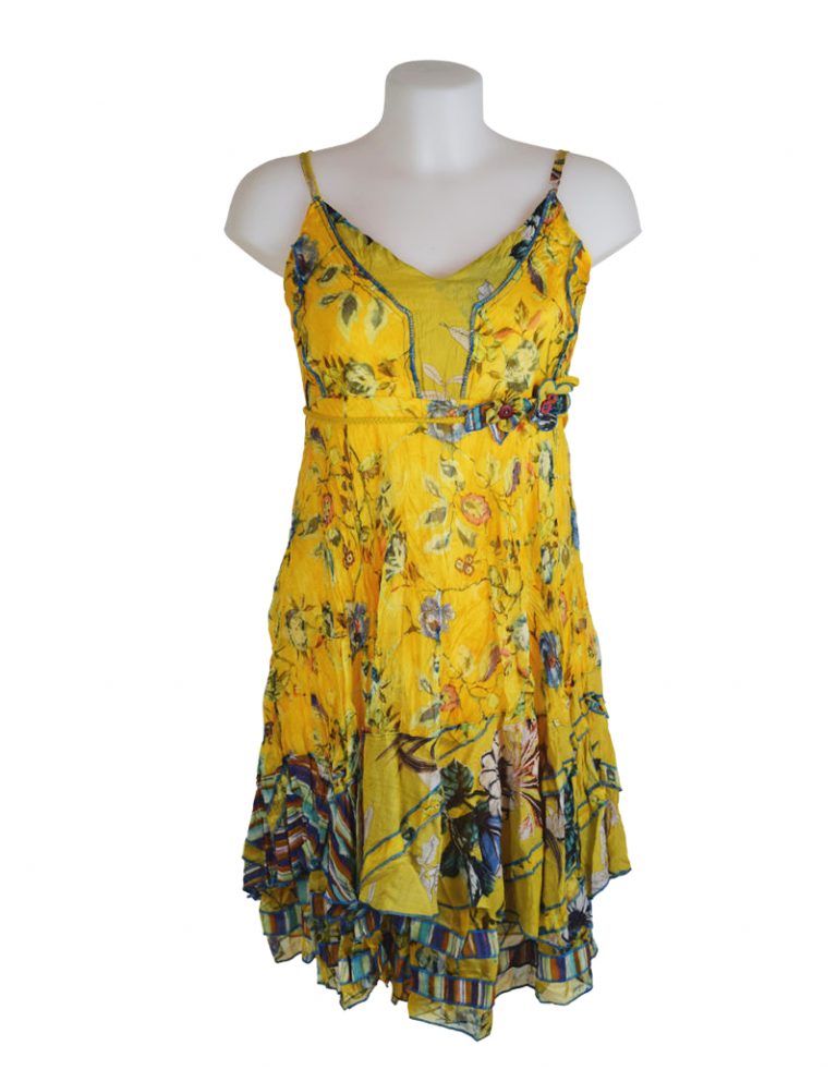 Sensations Pour Elle One Size Yellow Dress - Fashion Fix Online