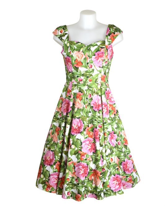 Hearts & Roses Penny Pleated Swing Dress - Fashion Fix Online