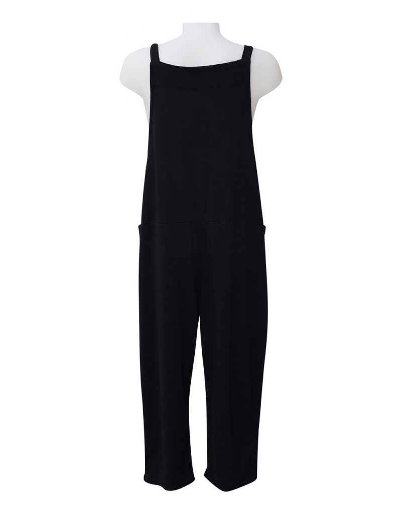 Fashion Fix Italian Black Dungarees